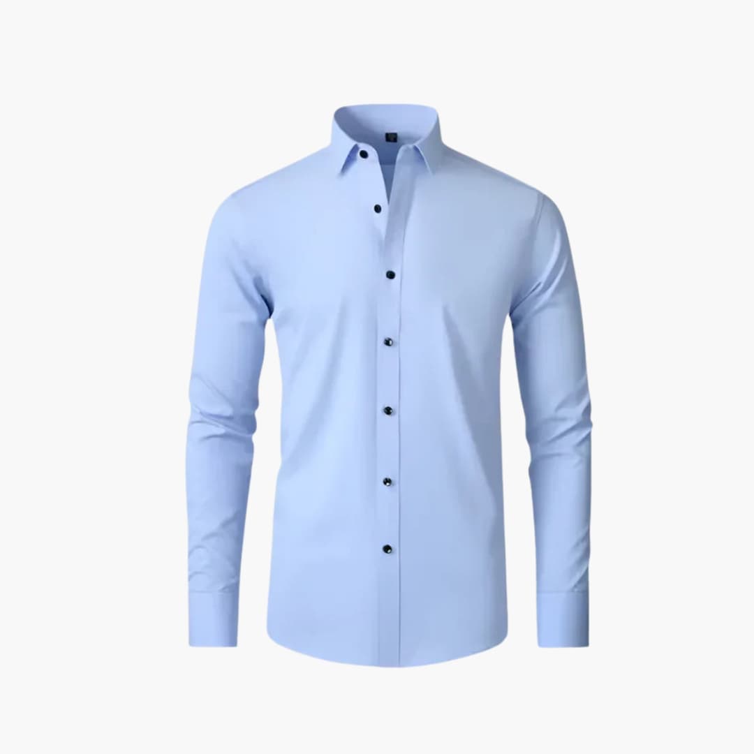 Chemise homme coupe ajustée avec fermeture boutonnée