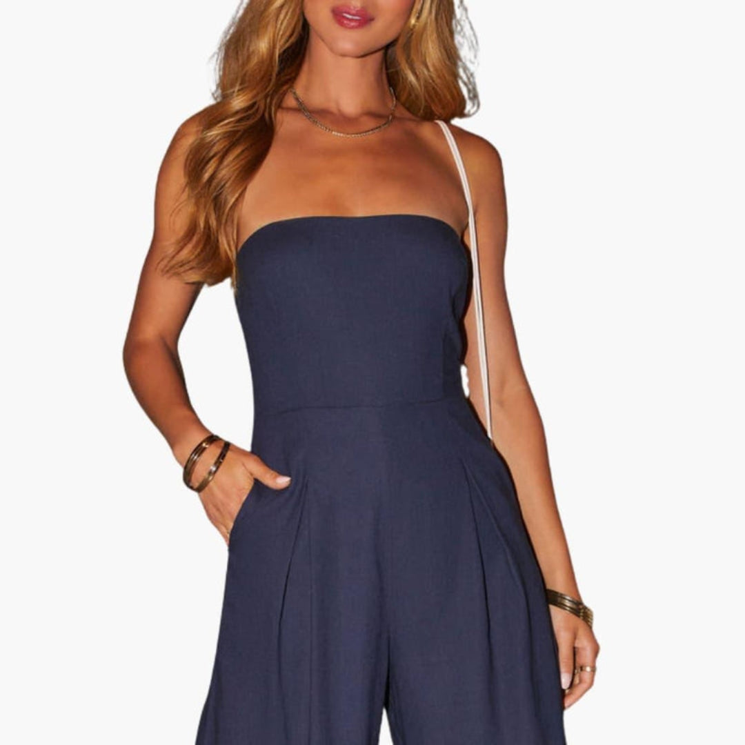 Tuta Donna con Scollo a Fascia