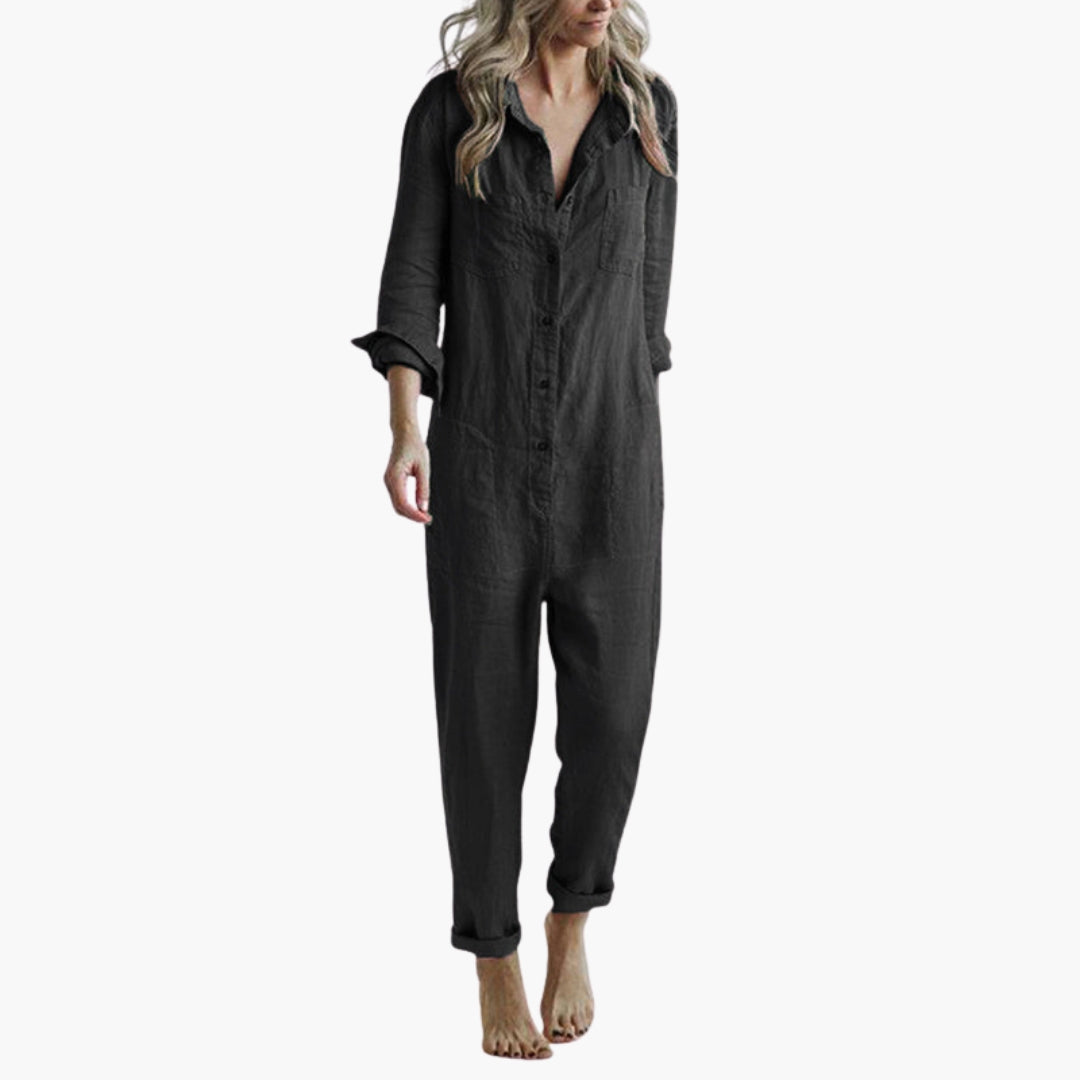 Combinaison femme à manches longues