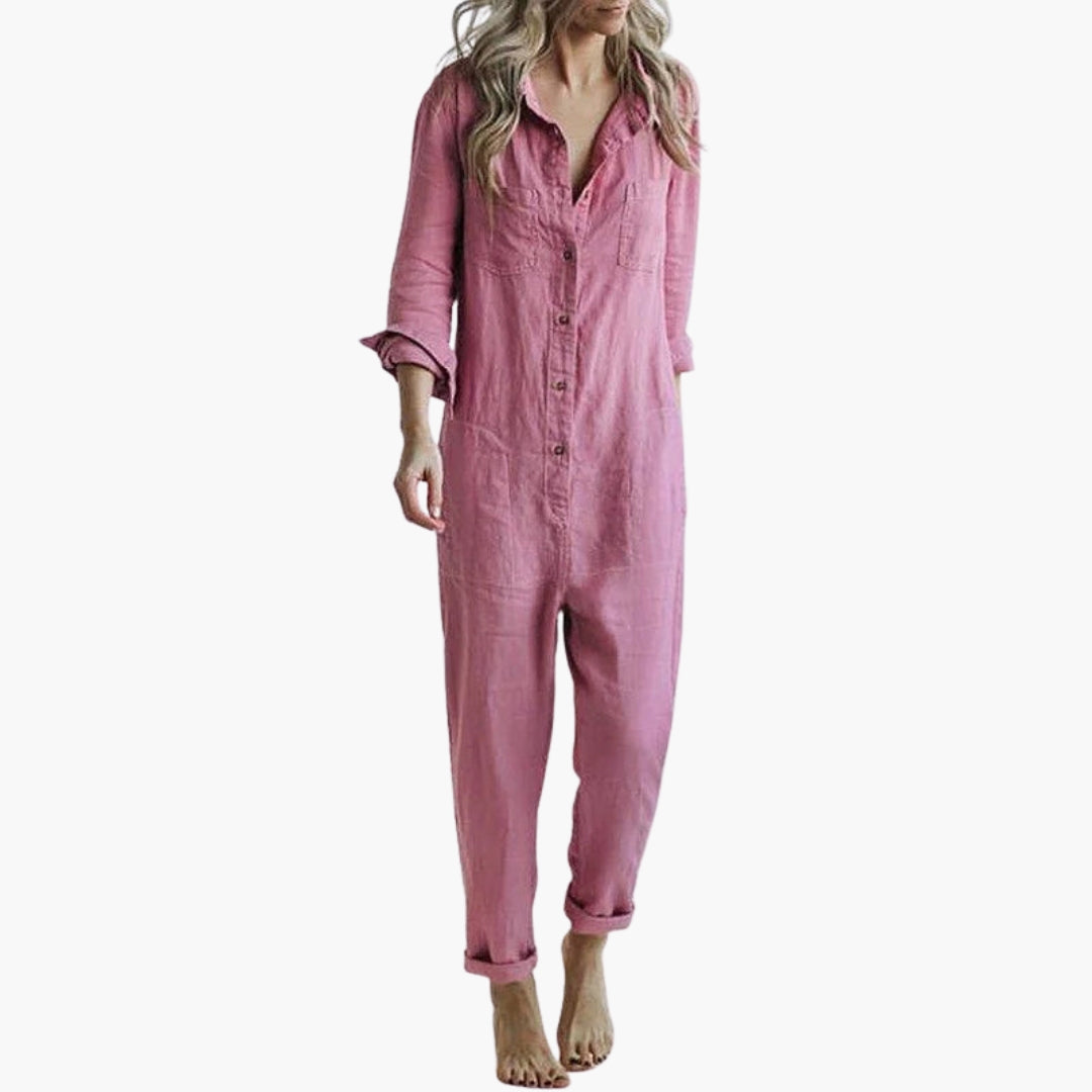 Combinaison femme à manches longues