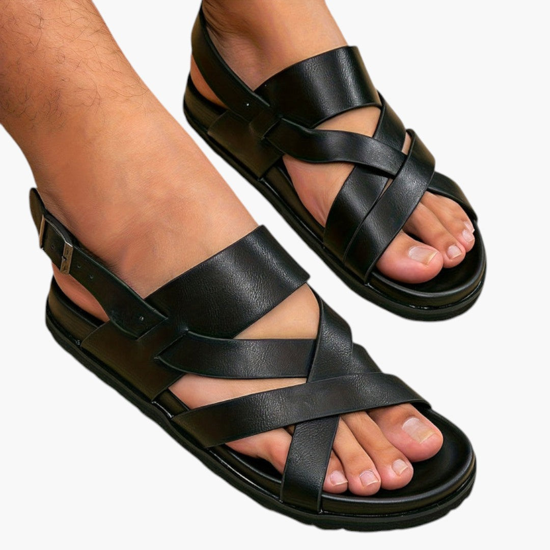 Confortable Sandales Homme a Brides Épaisses et Semelle Double