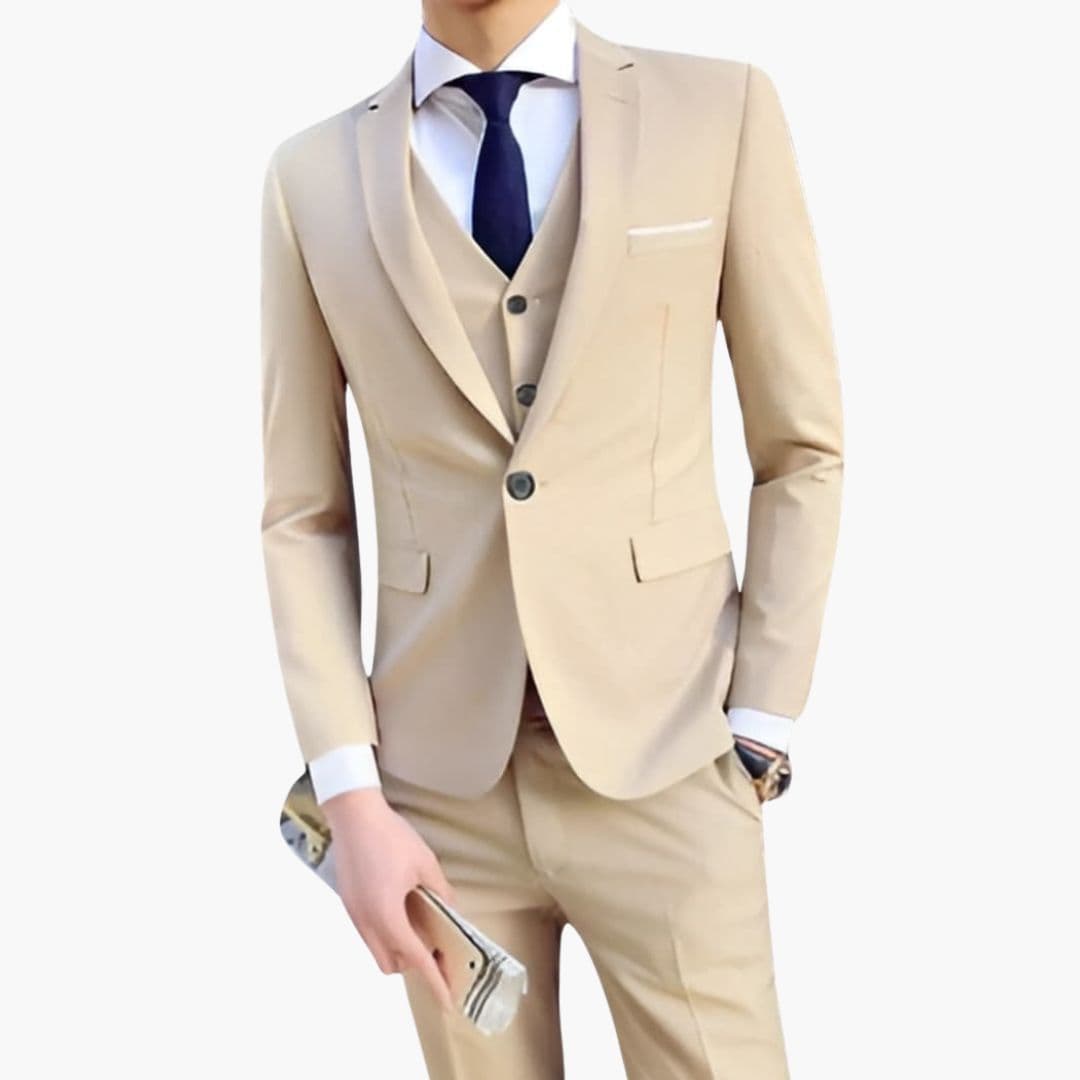 Costume Homme avec Veste Gilet et Pantalon