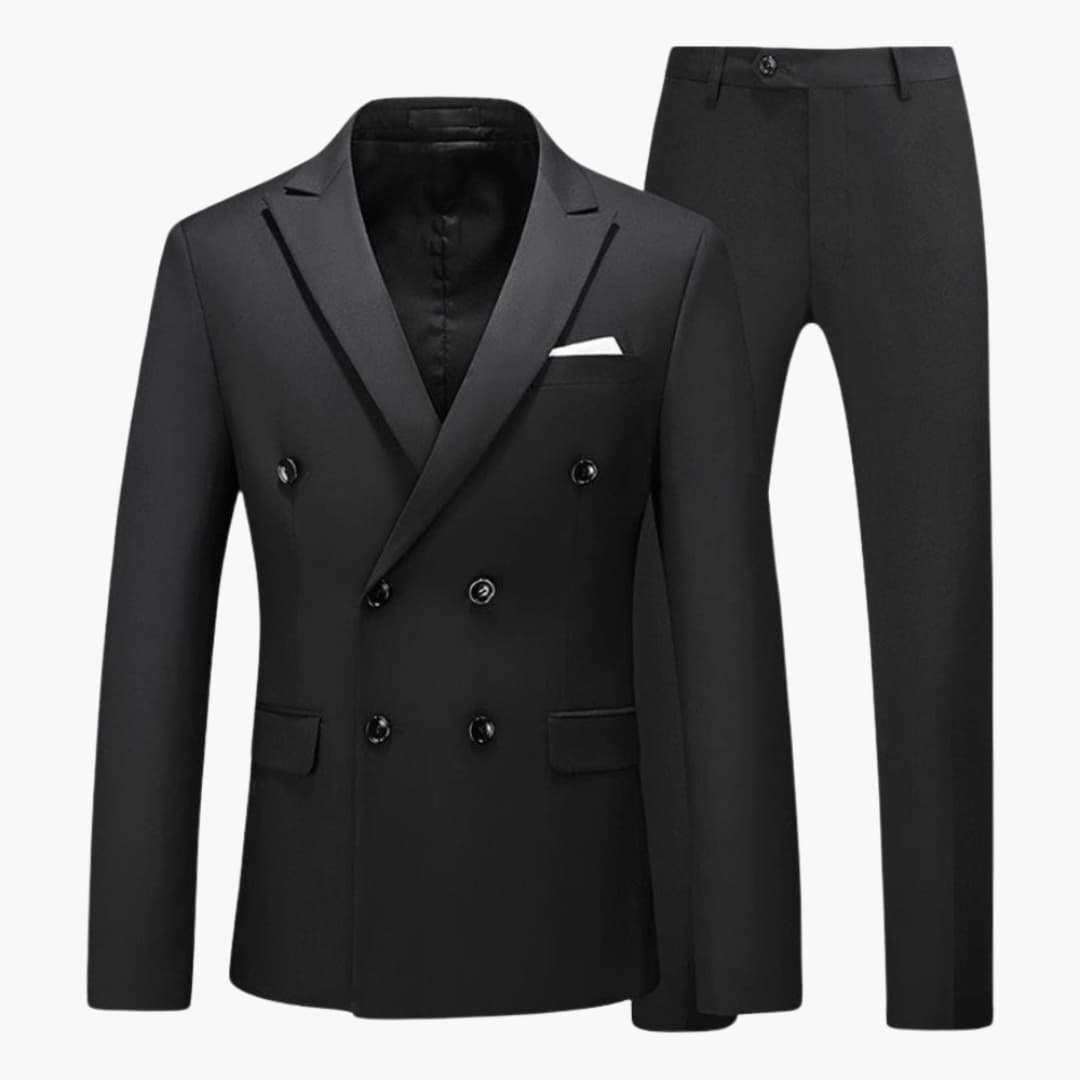 Costume homme deux-pièces été veste et pantalon en tissu léger