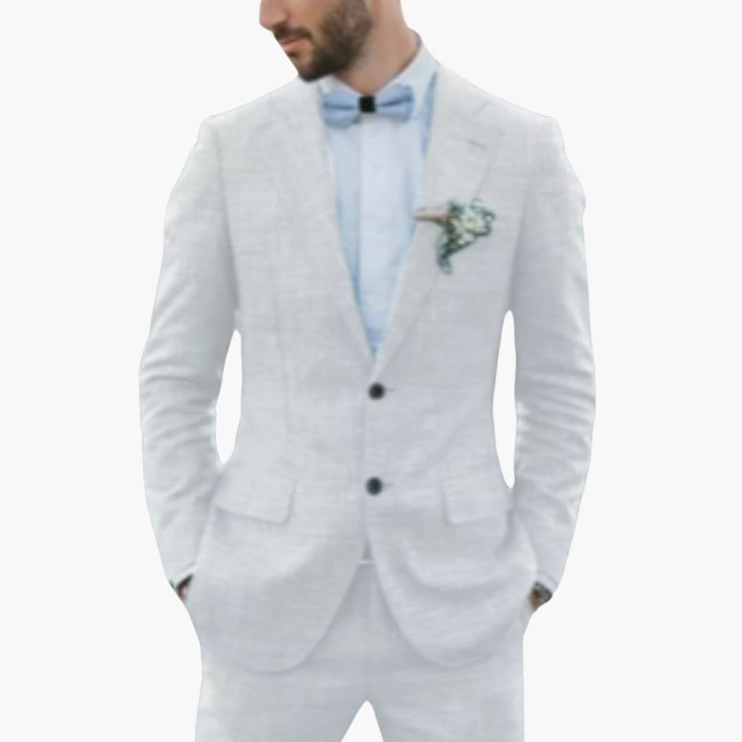 Costume homme habillé à poches à rabat