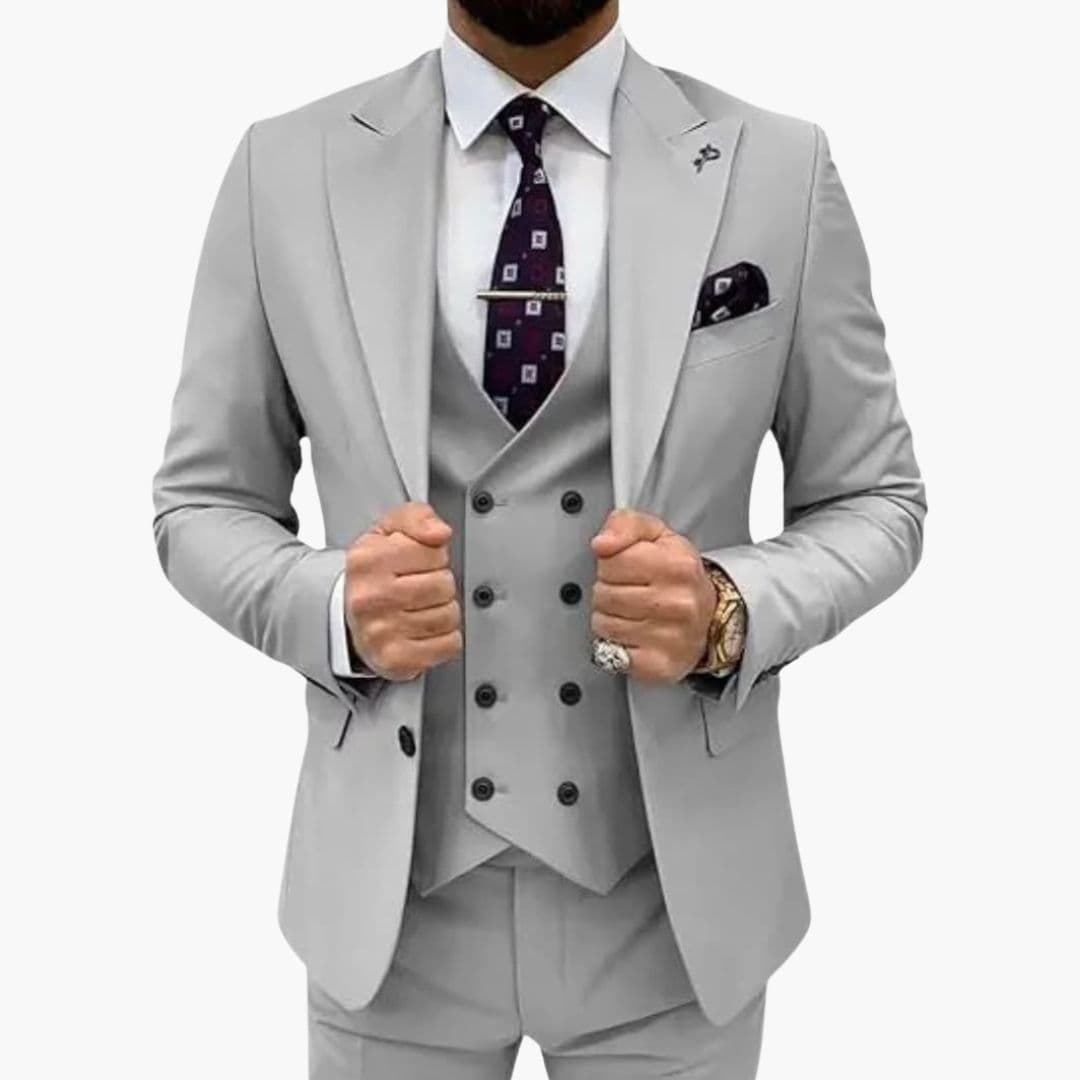 Costume homme trois pièces avec gilet