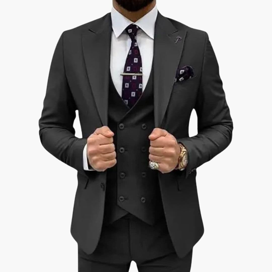 Costume homme trois pièces avec gilet