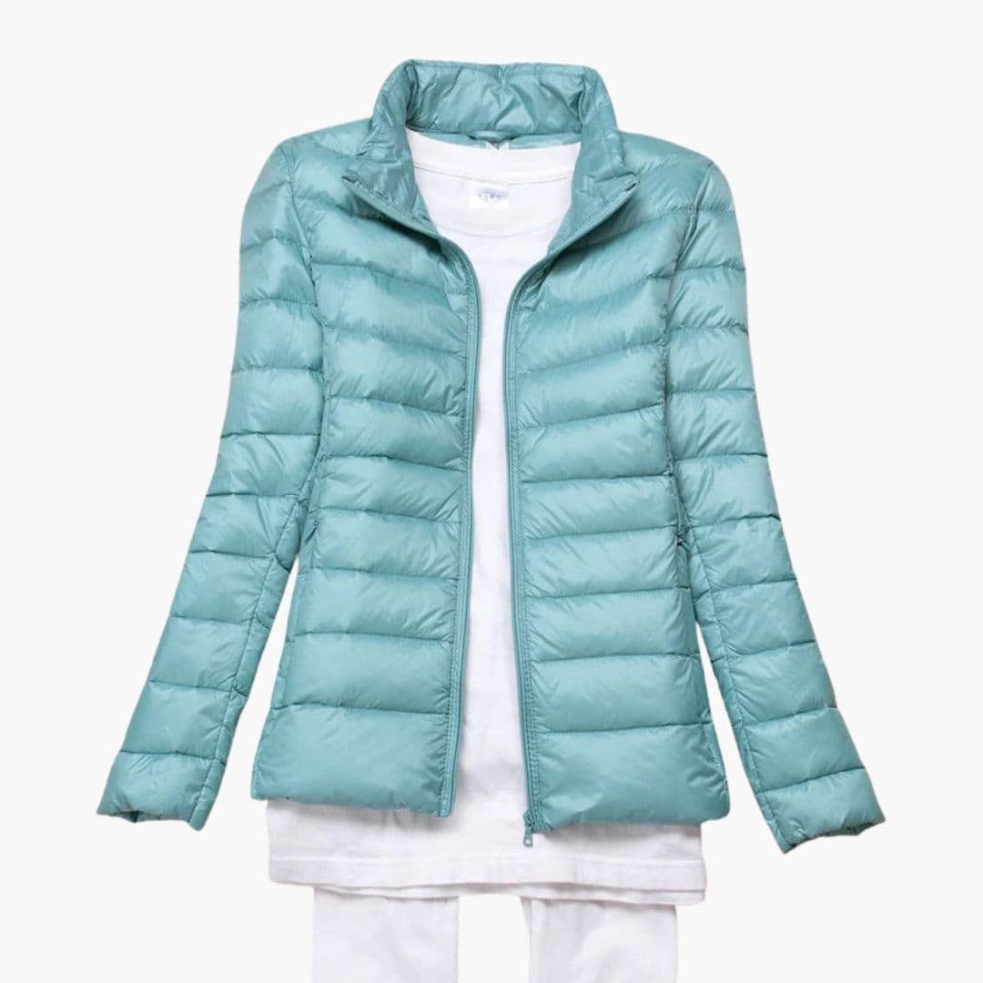 Doudoune Femme à Capuche avec Poches Zippées