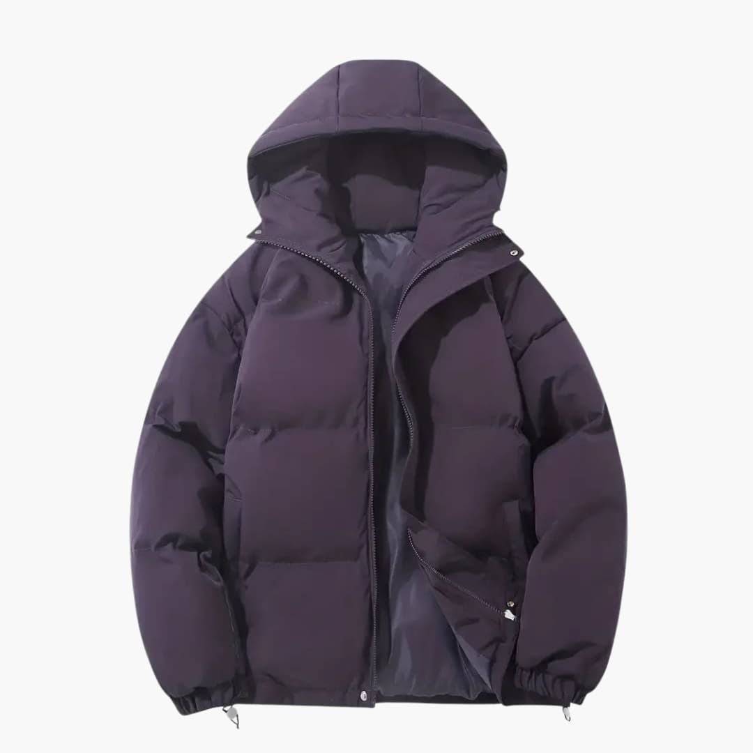 Veste matelassée femme avec capuche et fermeture zippée