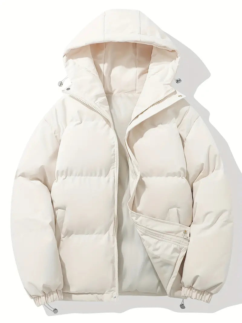 Doudoune femme avec capuche | Veste matelassée chaude, coupe décontractée | Hiver, usage quotidien