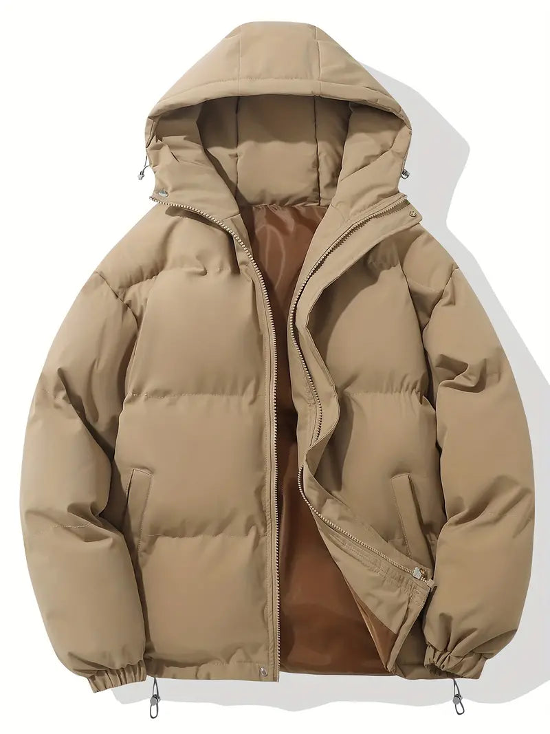Doudoune femme avec capuche | Veste matelassée chaude, coupe décontractée | Hiver, usage quotidien