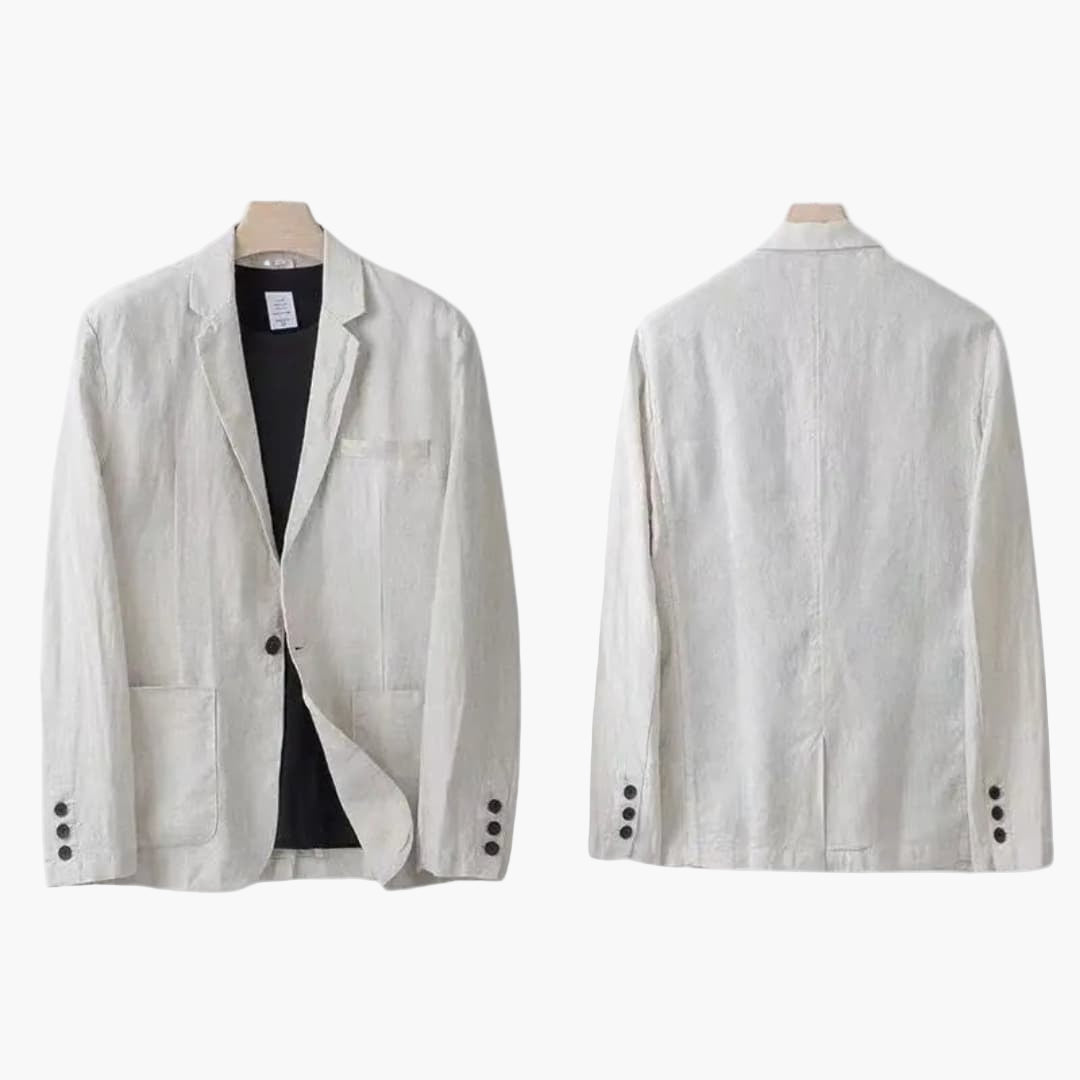 Ensemble costume homme avec blazer et pantalon droit