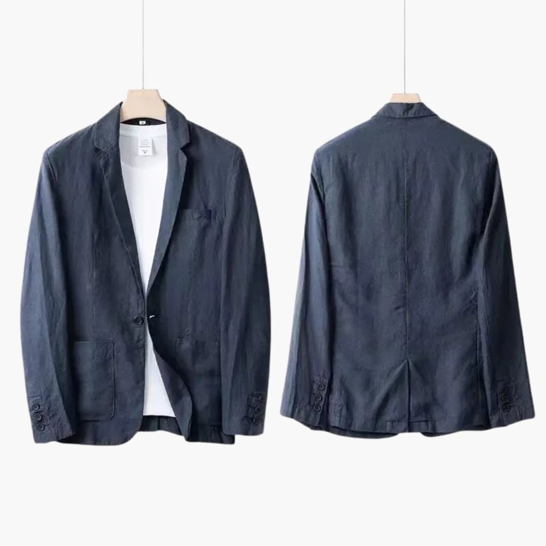 Ensemble costume homme avec blazer et pantalon droit