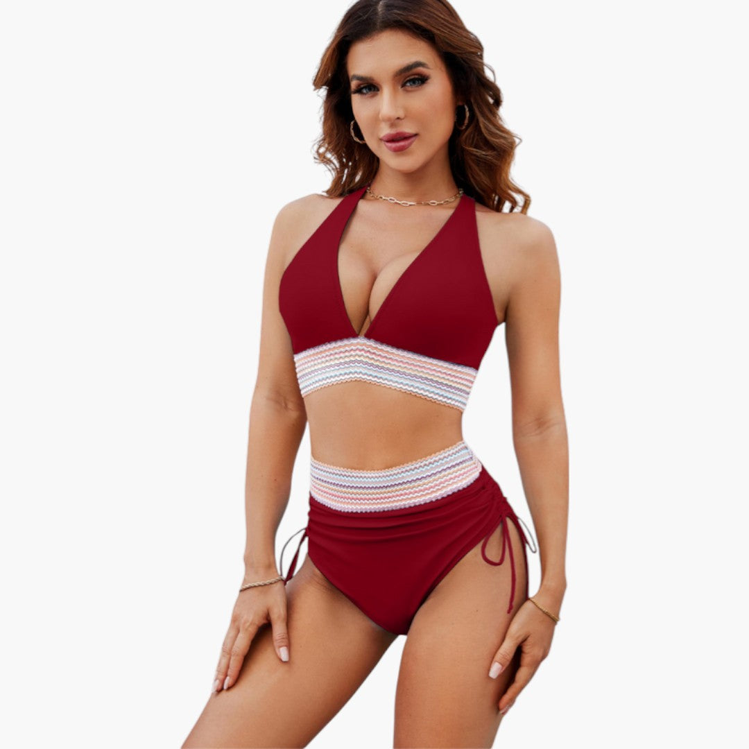 Ensemble bikini femme avec haut triangle