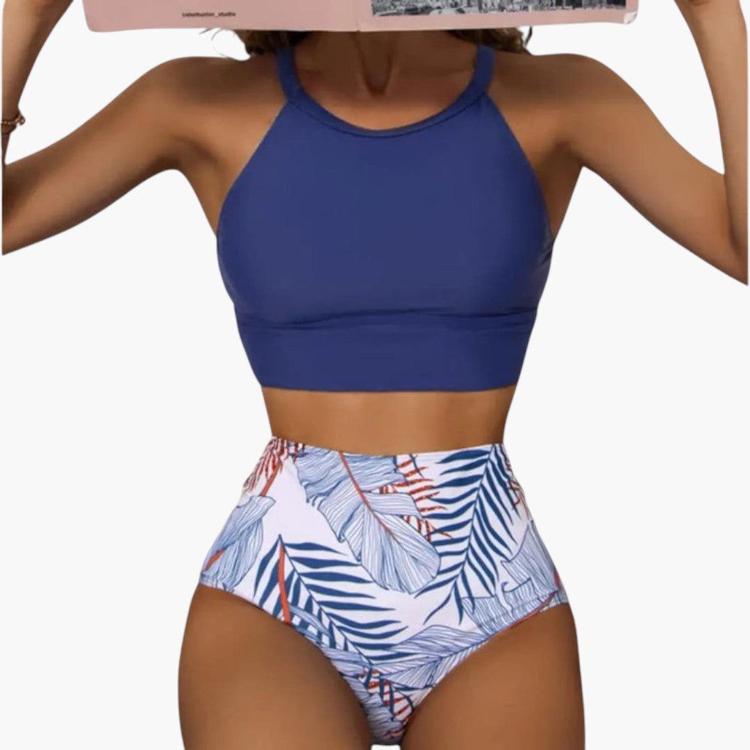 Completo bikini donna con motivo floreale