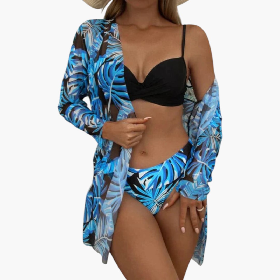 Bikini set voor dames met hoge taille en lage broek