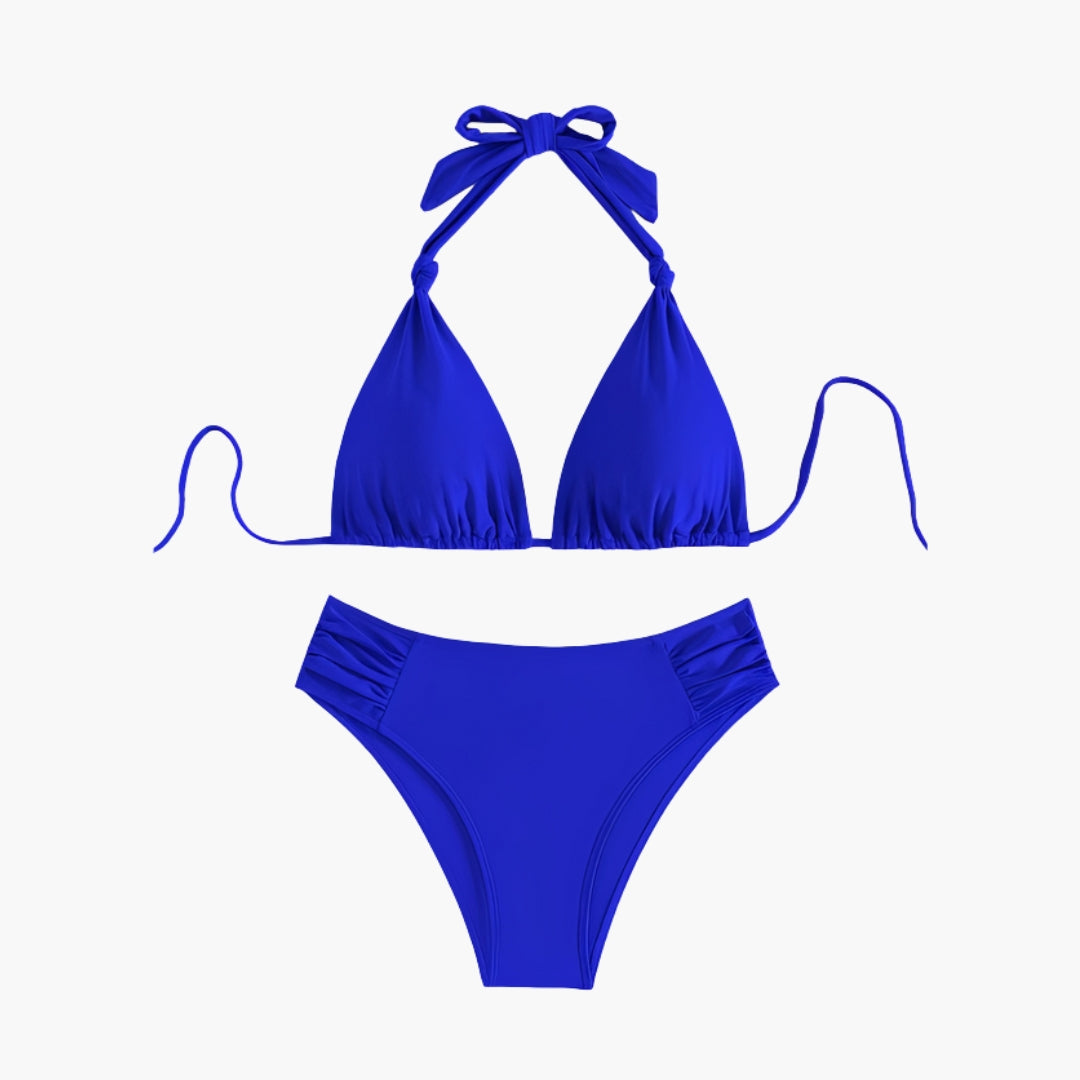 Bikini-Set für Damen mit Oberteil zum Binden