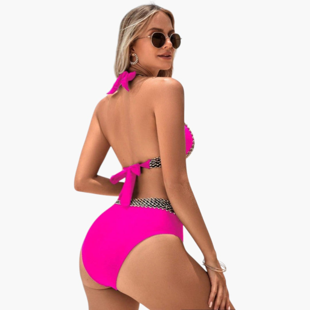 Completo bikini da donna con reggiseno a triangolo
