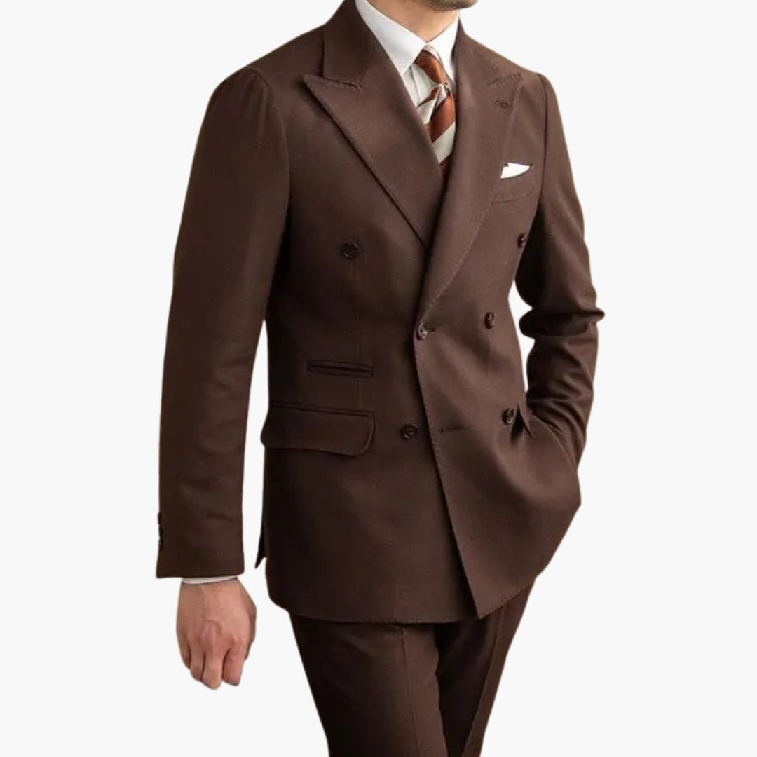 Ensemble costume homme veste à revers pointus