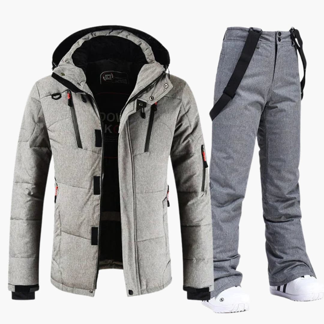 Ensemble ski homme avec veste et pantalon assortis