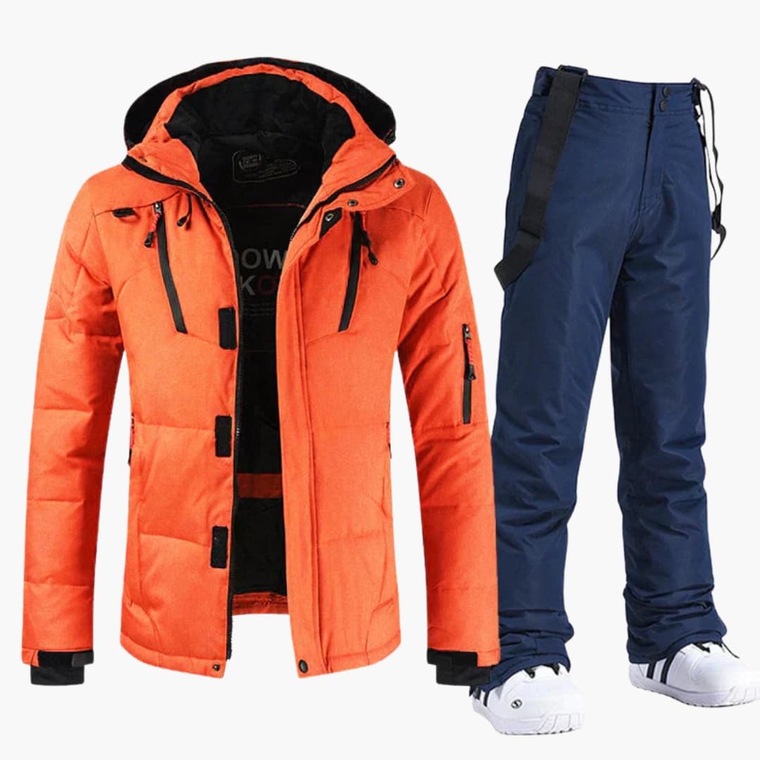 Ensemble ski homme avec veste et pantalon assortis