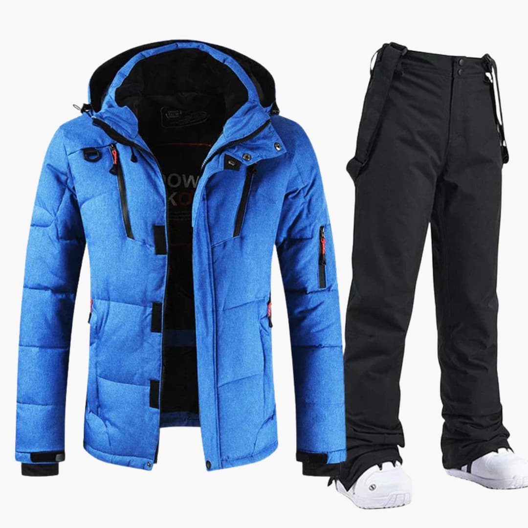 Ensemble ski homme avec veste et pantalon assortis
