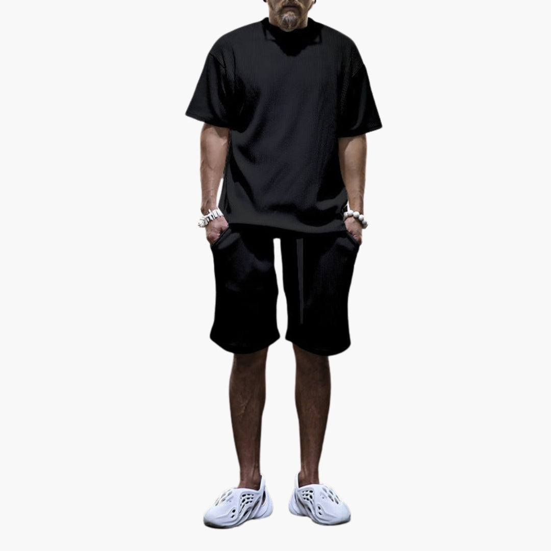 Men's textured surface sports set