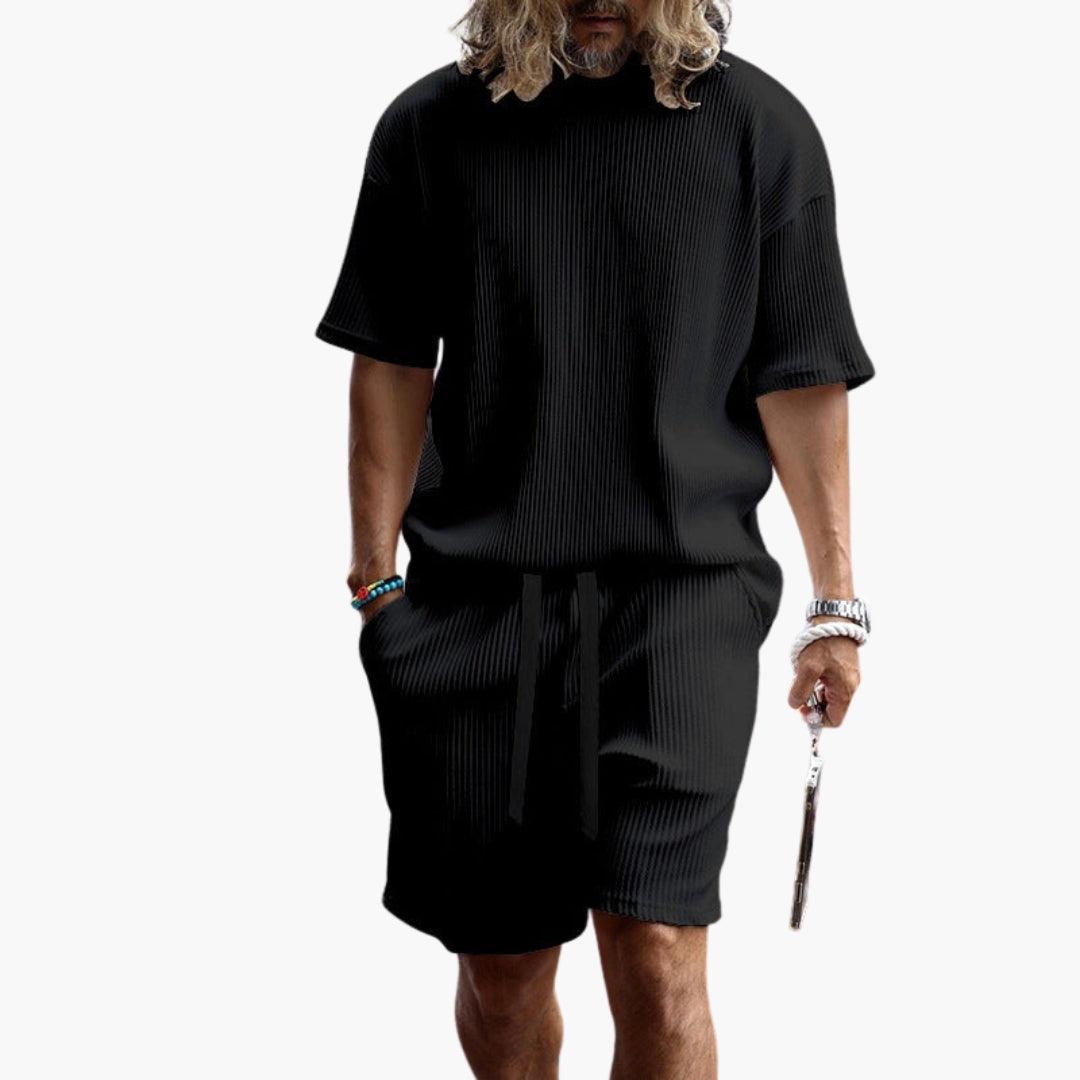 Men's textured surface sports set