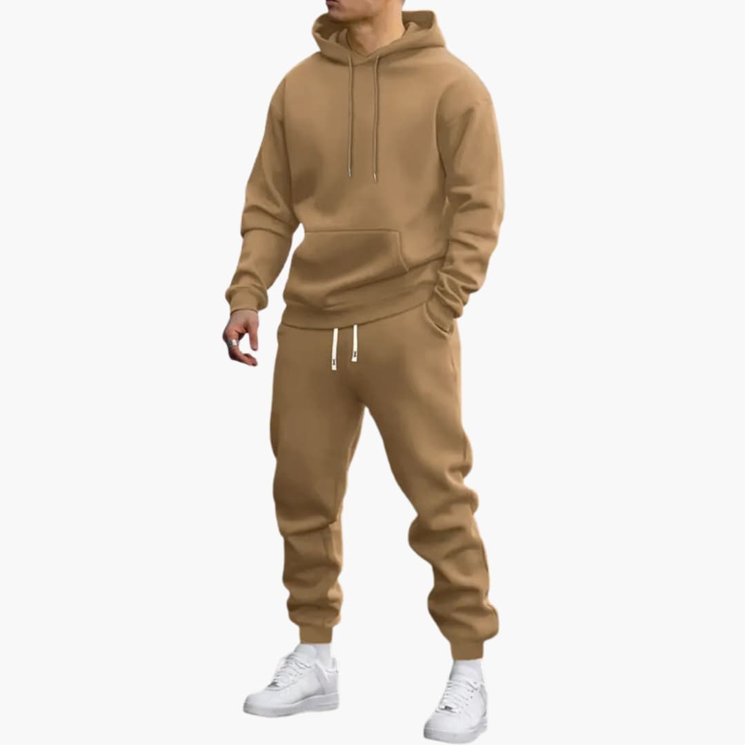 Ensemble de survêtement homme avec sweat à capuche à enfiler et joggers fuselés