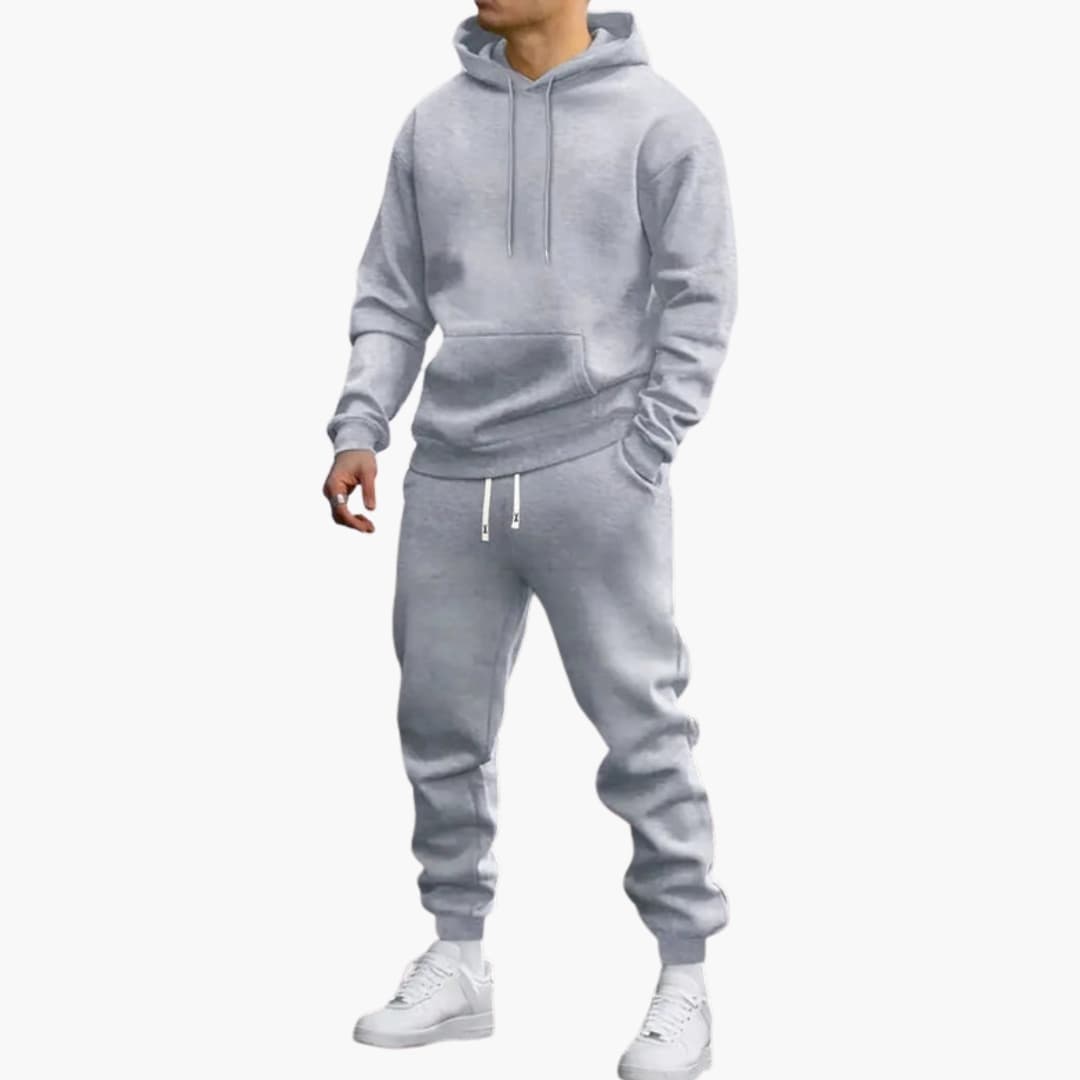 Ensemble de survêtement homme avec sweat à capuche à enfiler et joggers fuselés