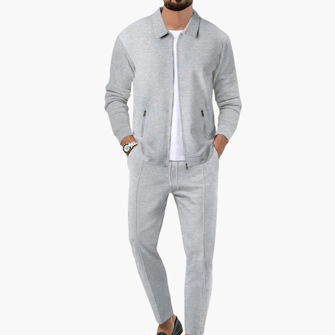 Ensemble de survêtement homme avec veste zippée