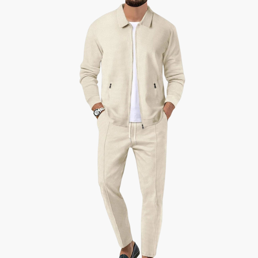 Ensemble de survêtement homme avec veste zippée
