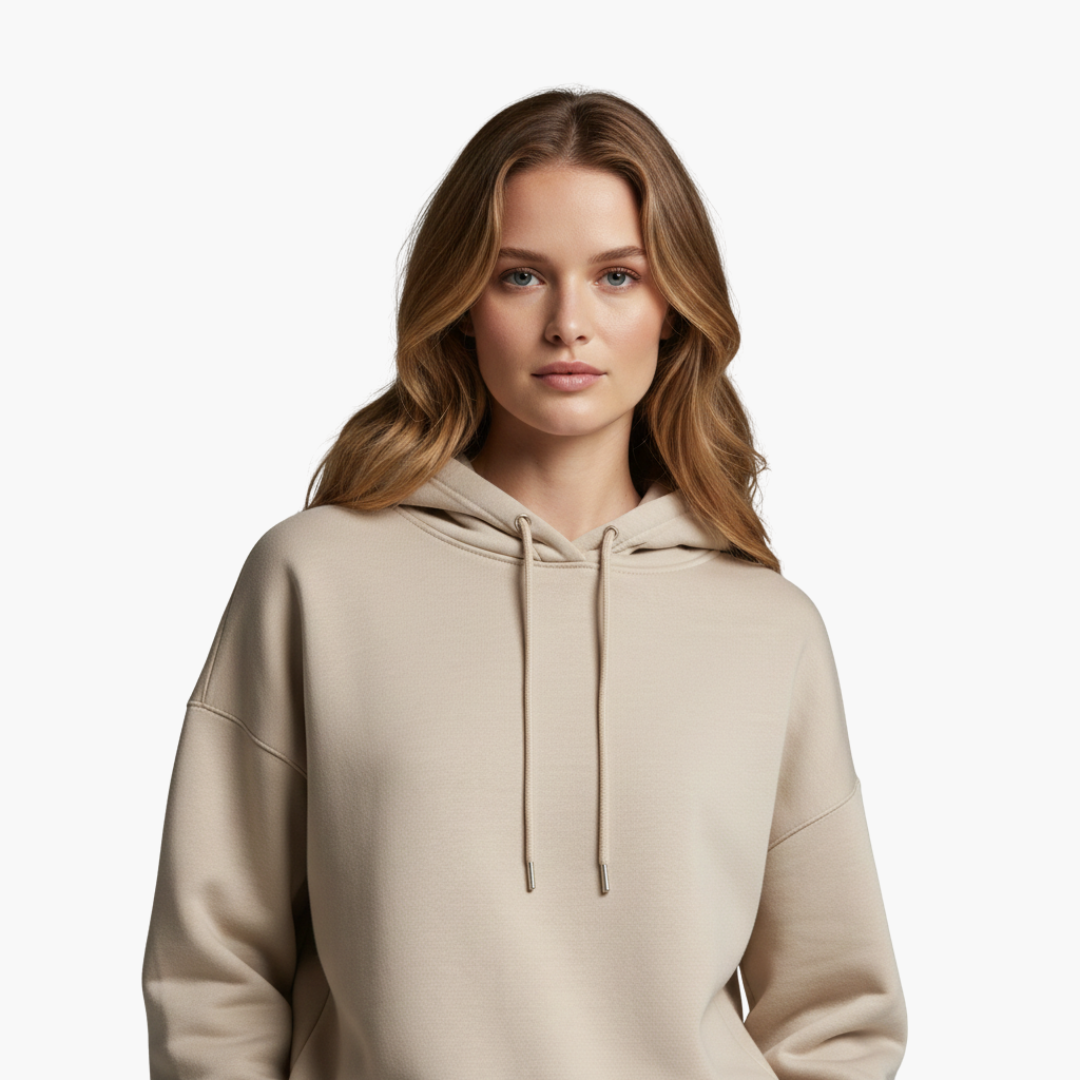 Completo due pezzi donna con felpa con cappuccio