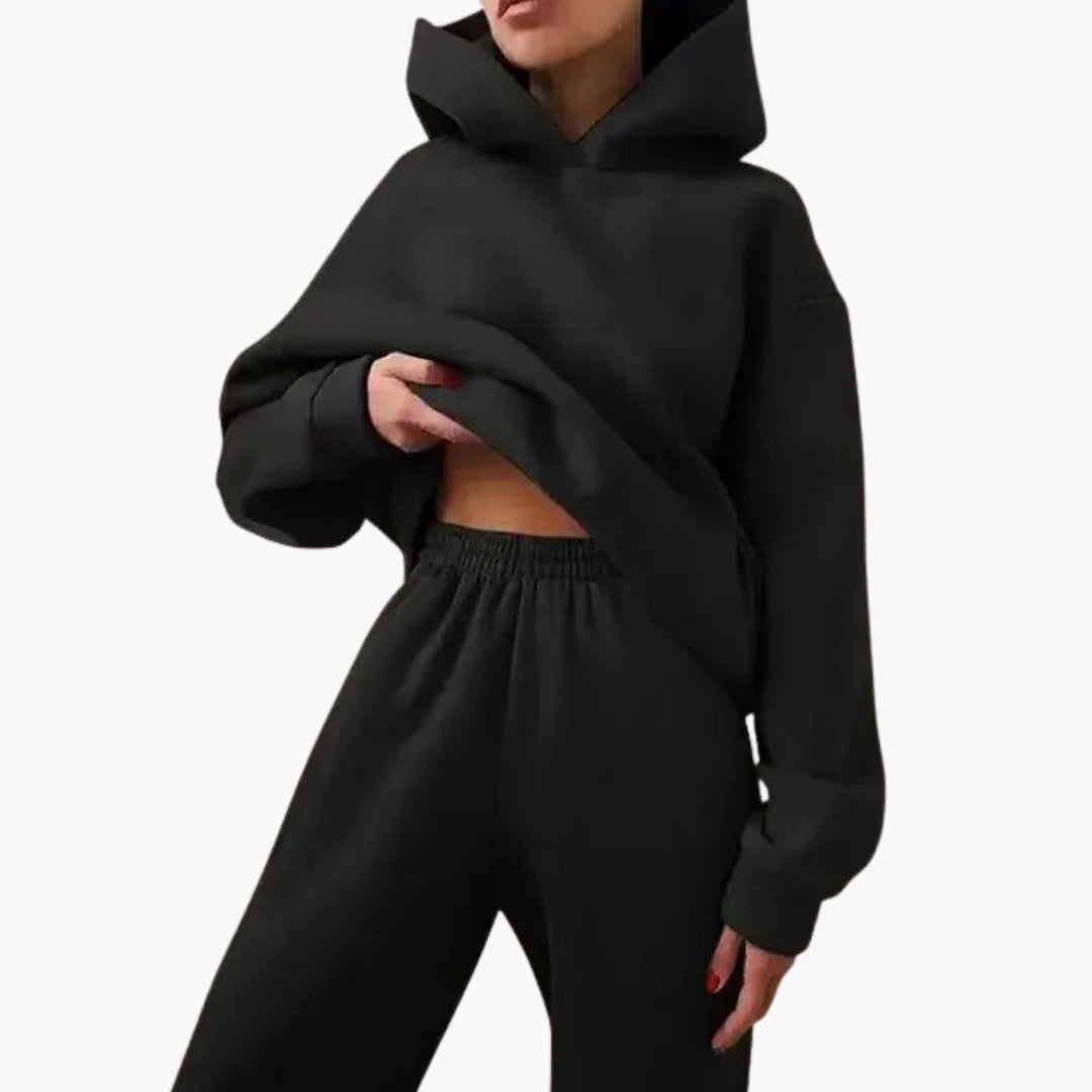 Ensemble jogging femme avec sweat à capuche
