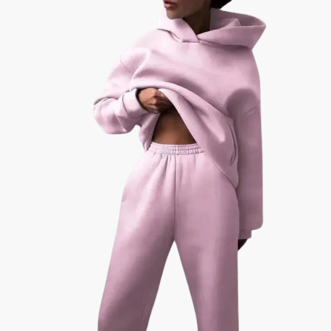 Ensemble jogging femme avec sweat à capuche