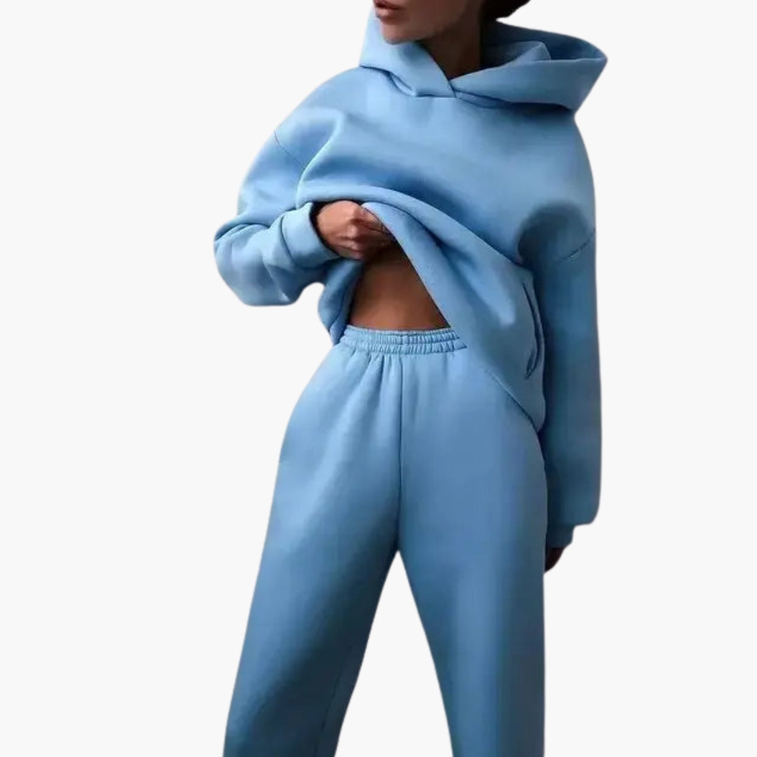 Ensemble jogging femme avec sweat à capuche