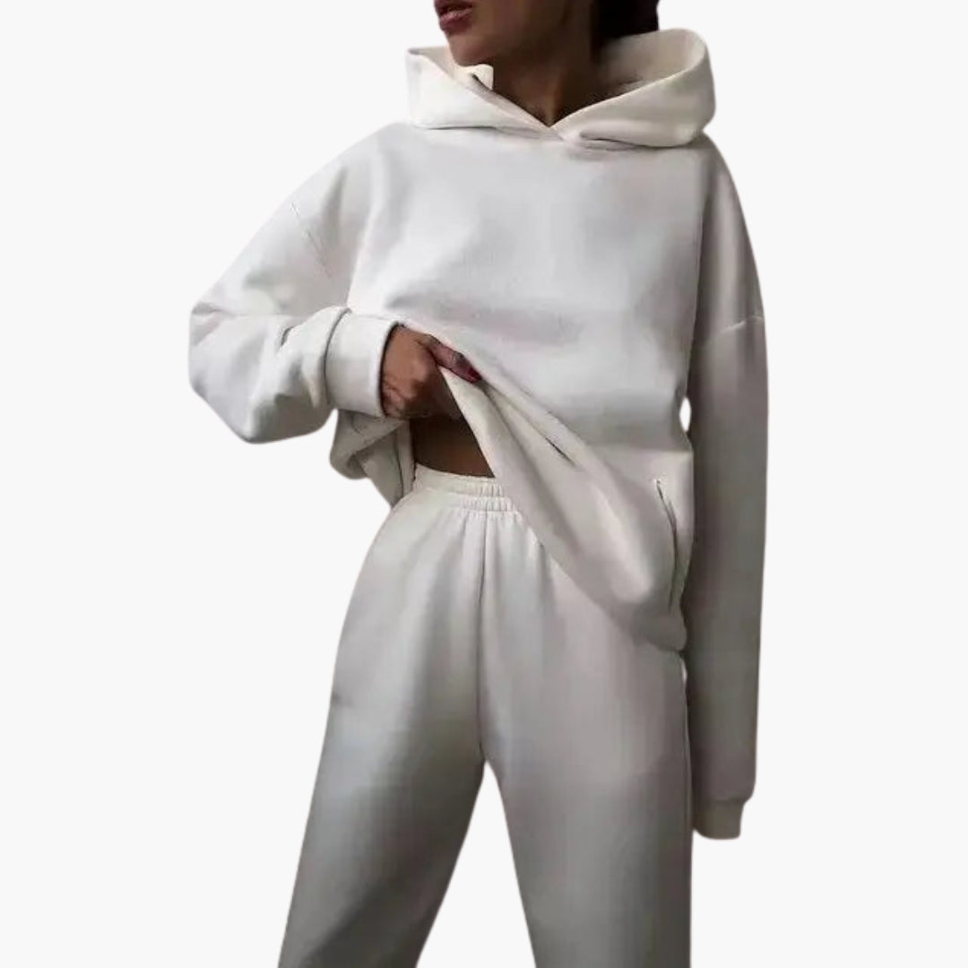 Ensemble jogging femme avec sweat à capuche