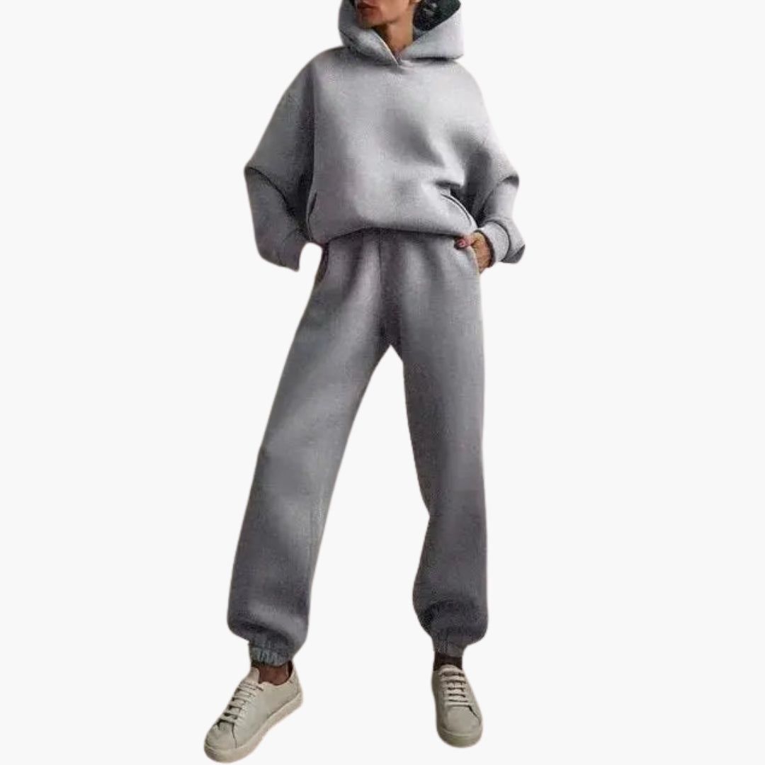 Ensemble jogging femme avec sweat à capuche