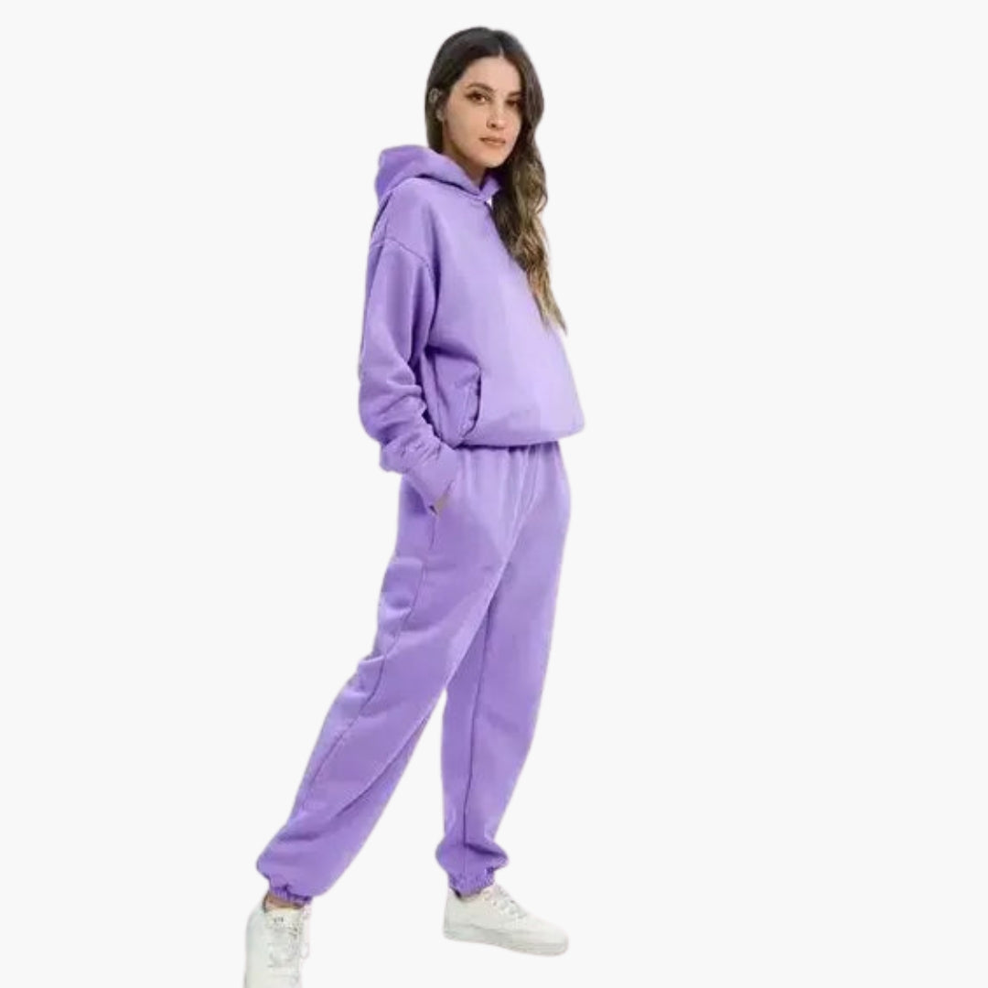 Ensemble jogging femme avec sweat à capuche