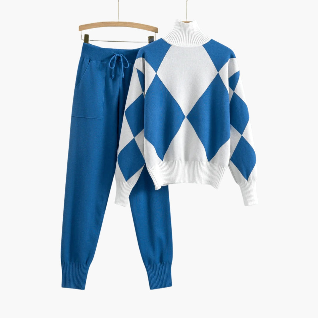 Ensemble pull coordonné femme maille 2 pièces