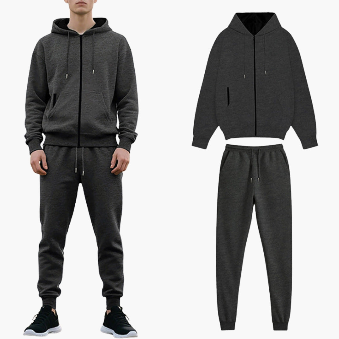 Ensemble survêtement homme avec capuche réglable
