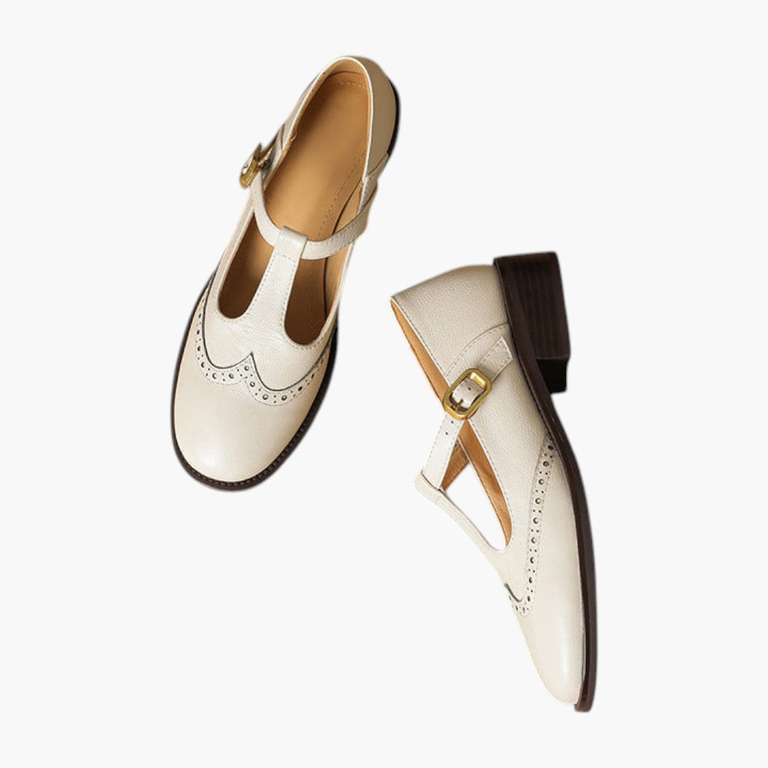 Femmes Chaussures Mary Jane avec Bride T et Talon Bloc