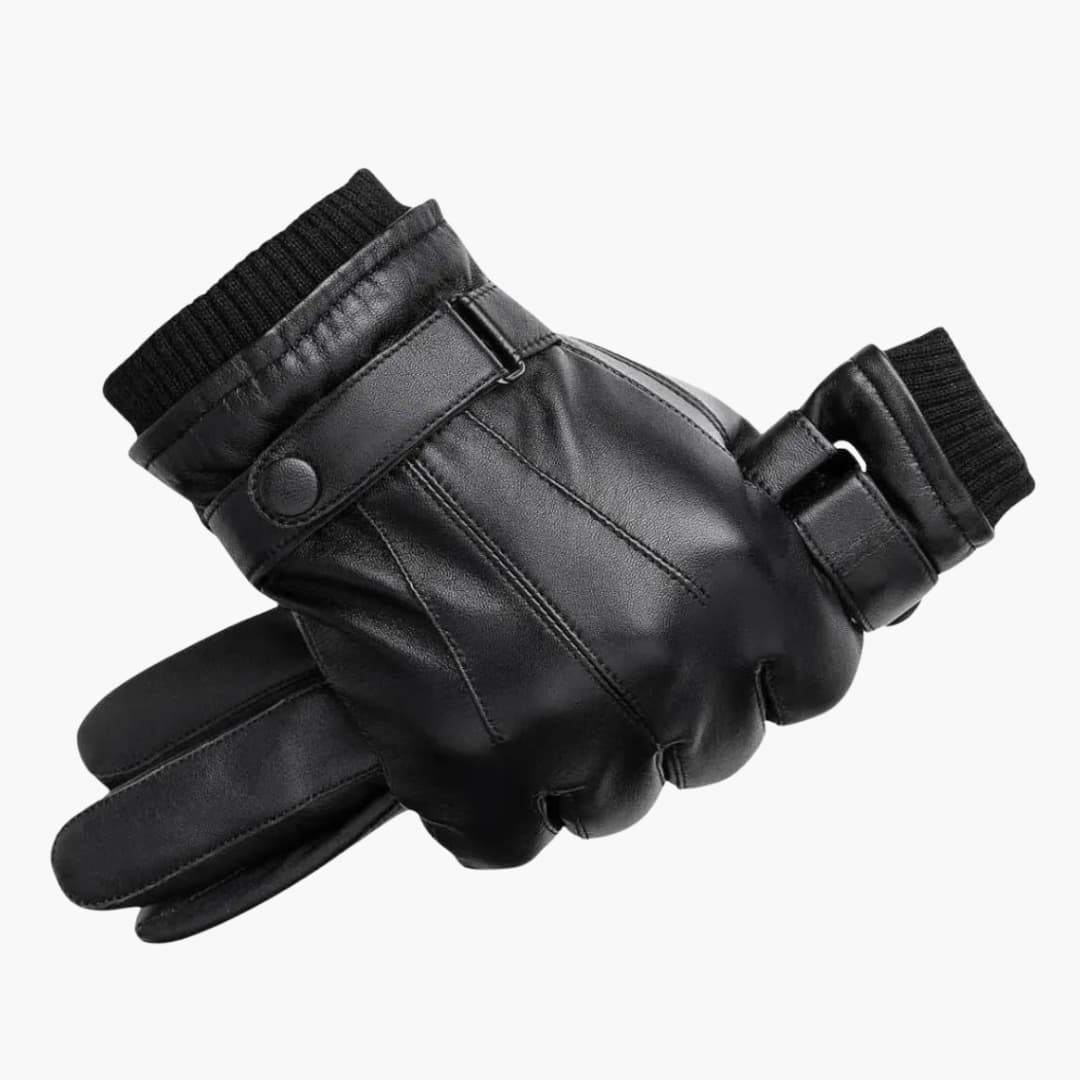 Gants Homme avec Fermeture à Pression