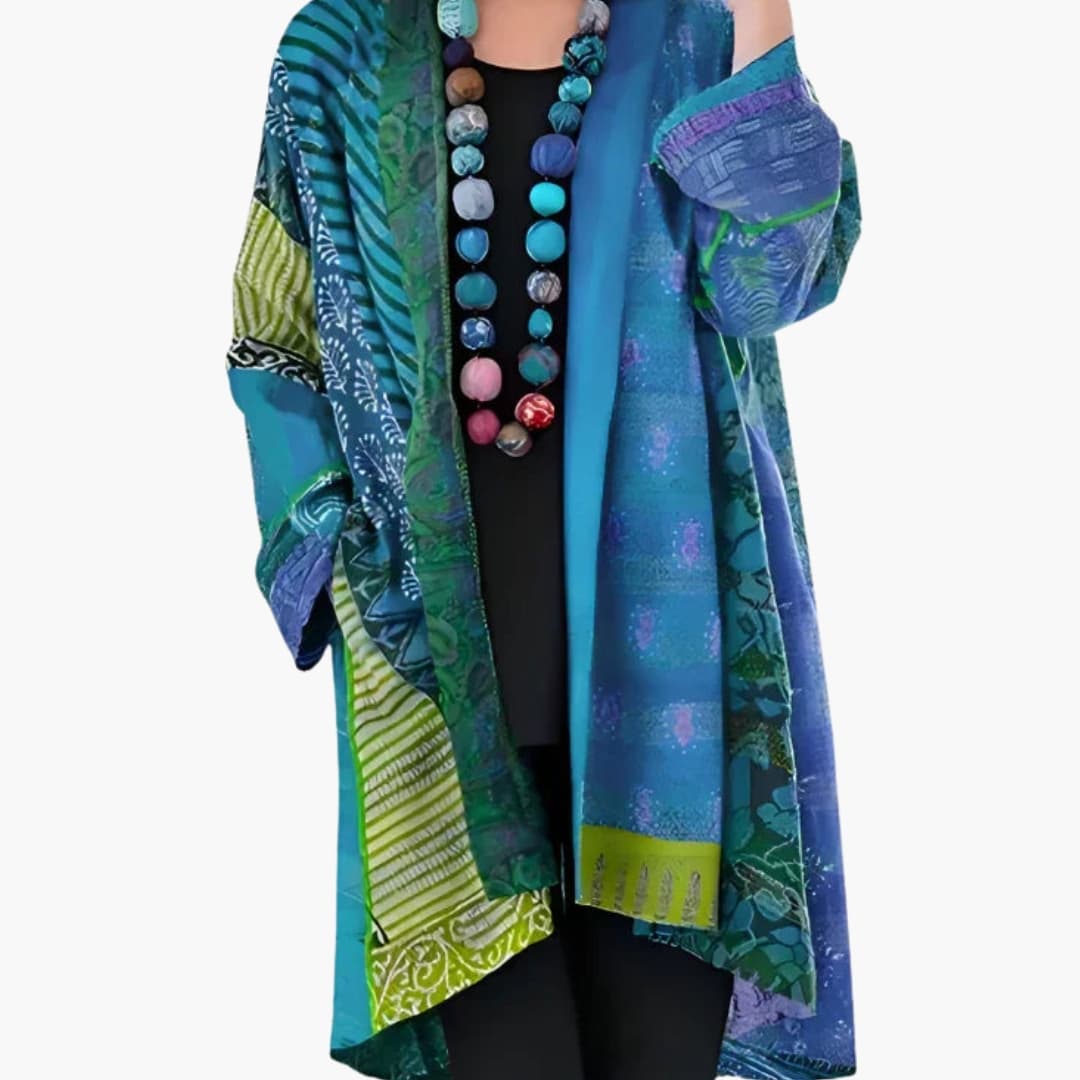 Gilet femme avec coupe droite et surface côtelée