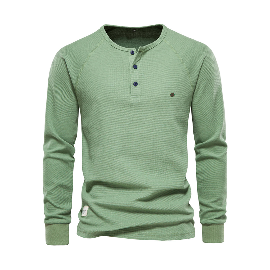 Chemise Gable pour homme à manches longues et motif texturé
