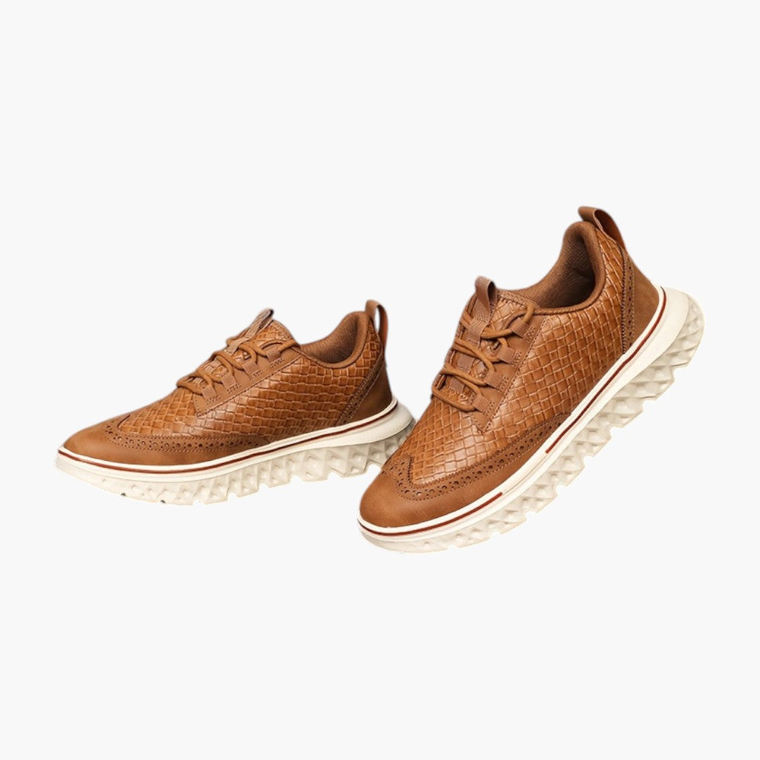Homme Chaussures avec Motif Crocodile et Fermeture Lacets