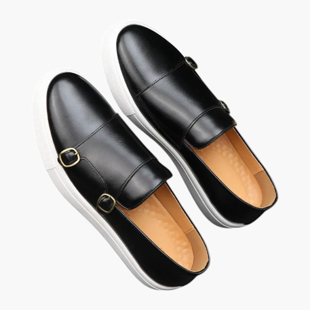 Hommes Comfortable Mocassins avec Dessus PU et Semelle Caoutchouc
