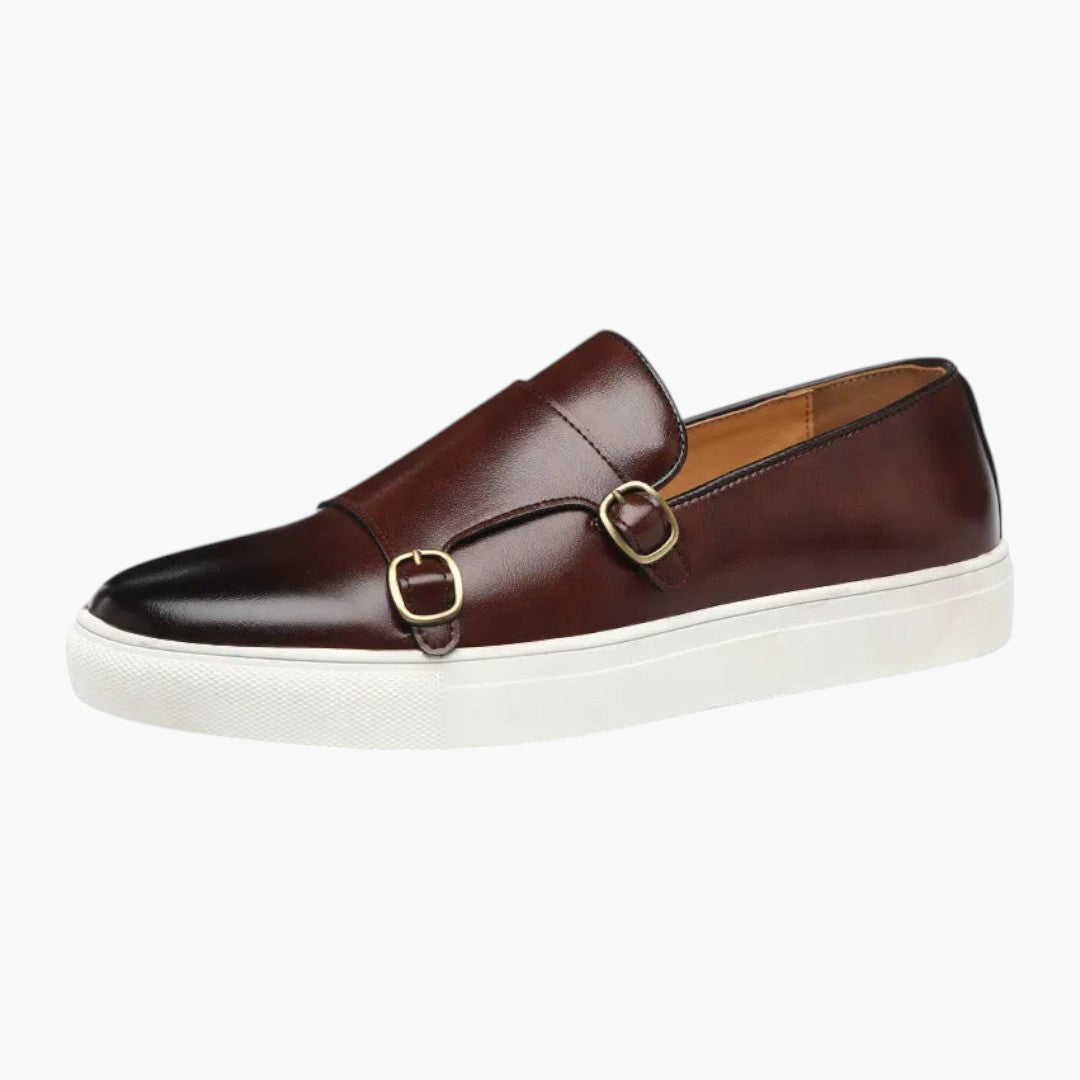 Hommes Comfortable Mocassins avec Dessus PU et Semelle Caoutchouc