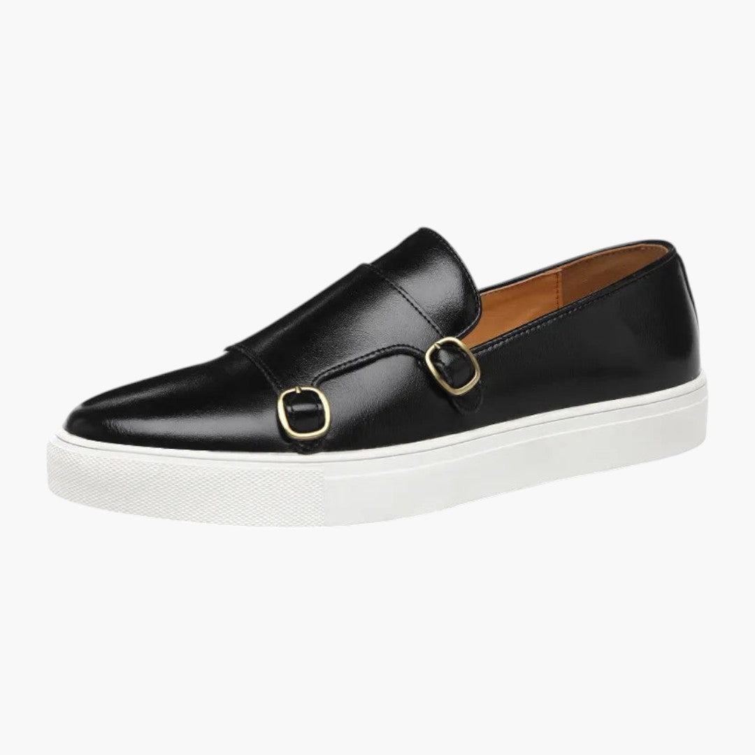 Hommes Comfortable Mocassins avec Dessus PU et Semelle Caoutchouc