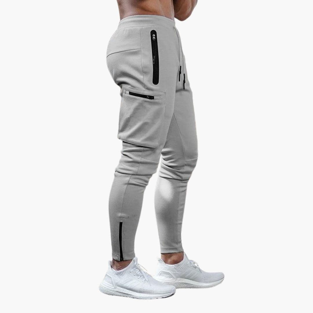 Joggers homme avec zips et cinq poches