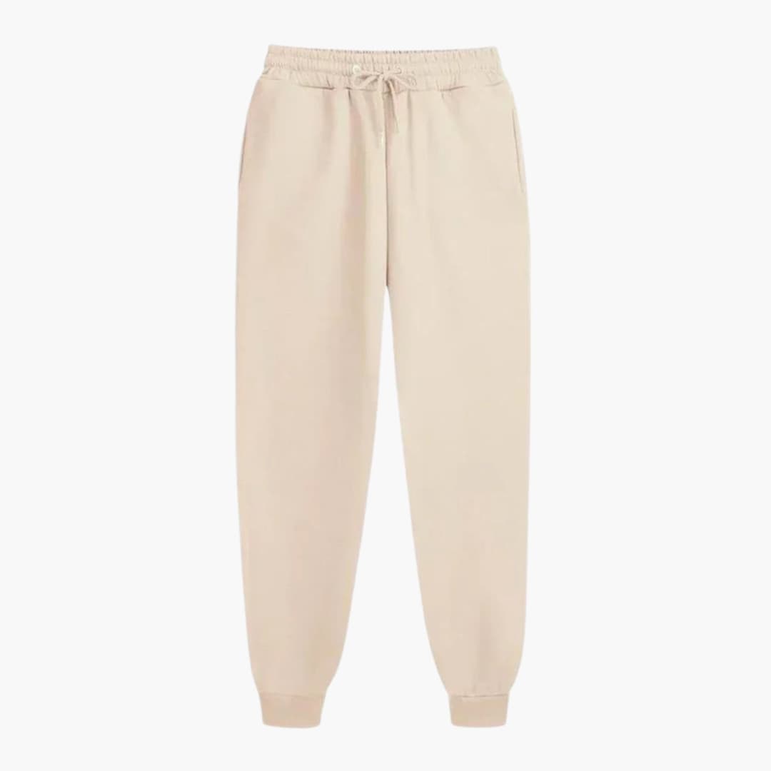 Joggers unissexo com cintura elástica e cordão
